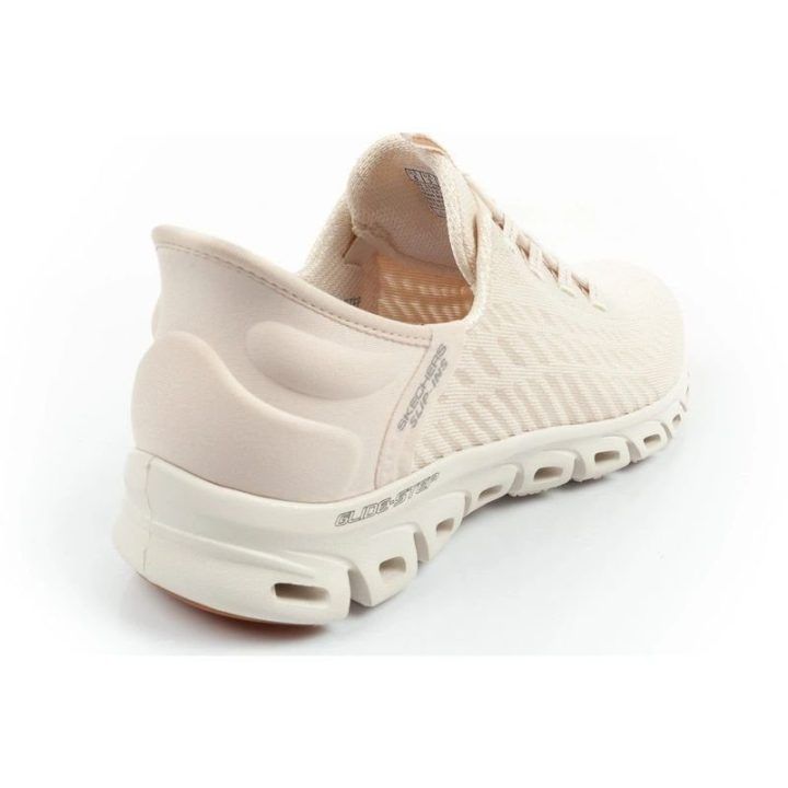 Moteriški įspiriami sportbačiai Skechers Glide-Step, ekru