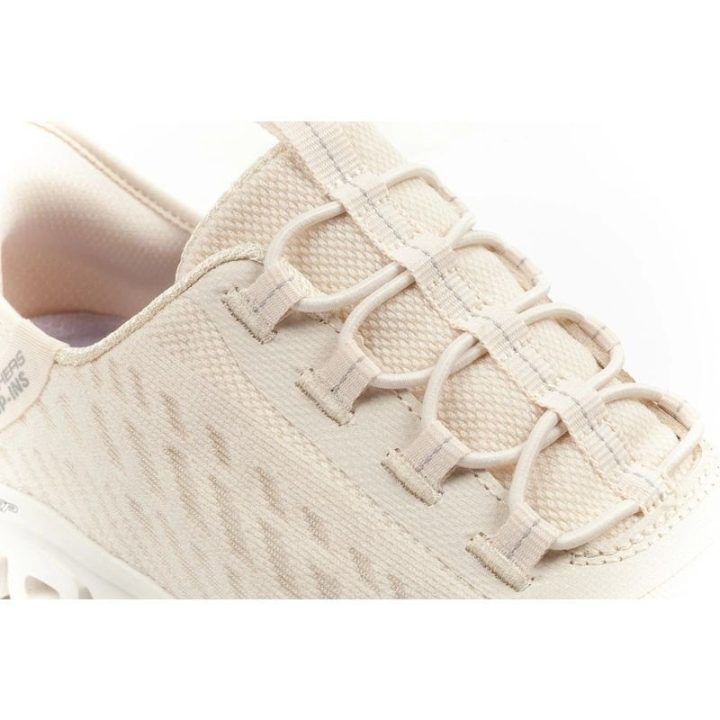 Moteriški įspiriami sportbačiai Skechers Glide-Step, ekru