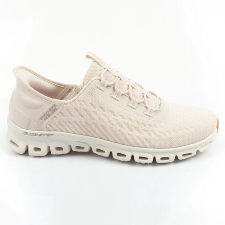 Moteriški įspiriami sportbačiai Skechers Glide-Step, ekru