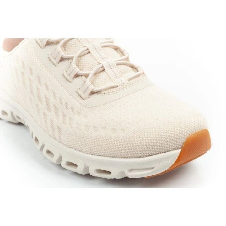 Moteriški įspiriami sportbačiai Skechers Glide-Step, ekru