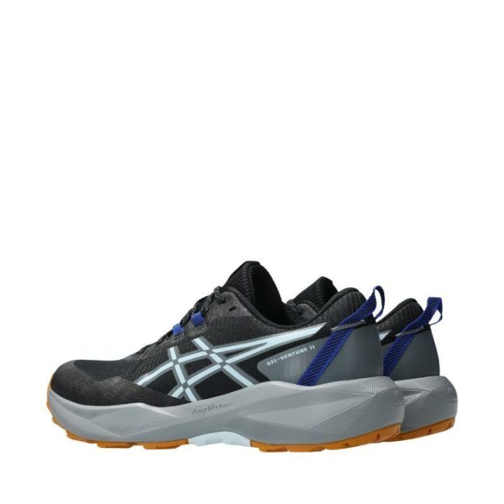 Vyriški bėgimo bateliai Asics Gel-Venture 11, juodi ir pilki