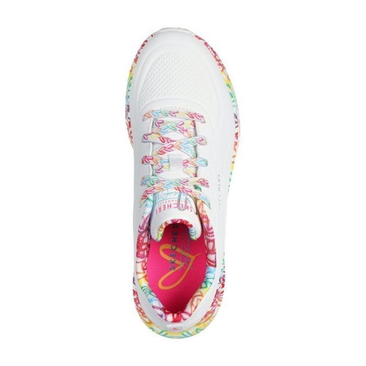 Moteriški sportbačiai Skechers Una Lite Exuberant Hearts