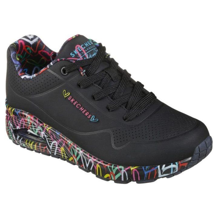Moteriški sportbačiai su platforma Skechers Uno Loving Love