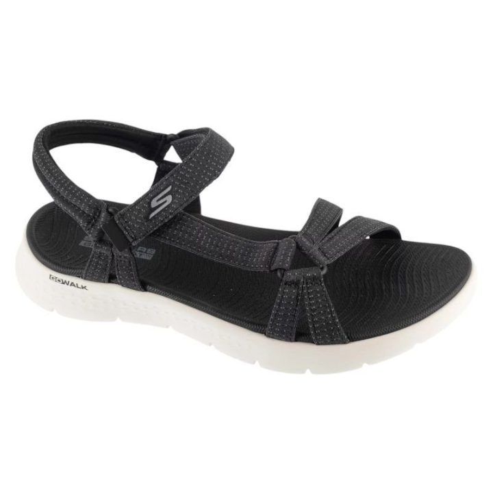Moteriškos basutės Skechers Go Walk Flex Sandal Sublime, juodos