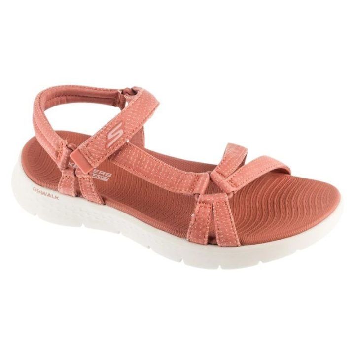 Moteriškos basutės Skechers Go Walk Flex Sandal Sublime, violetinės
