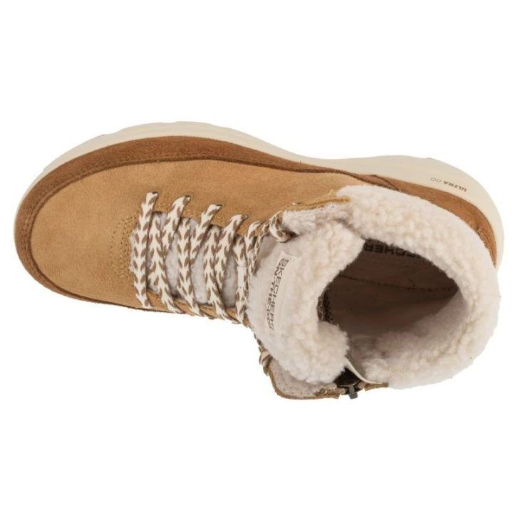 Moteriški žieminiai batai Skechers Glacial Ultra - Autumn Days, rudi
