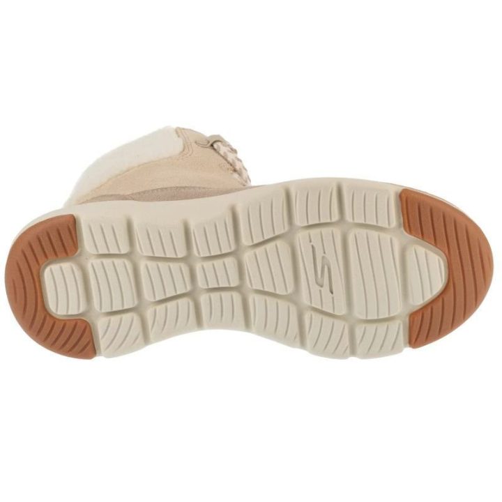 Moteriški žieminiai batai Skechers Glacial Ultra - Autumn Days, smėlio