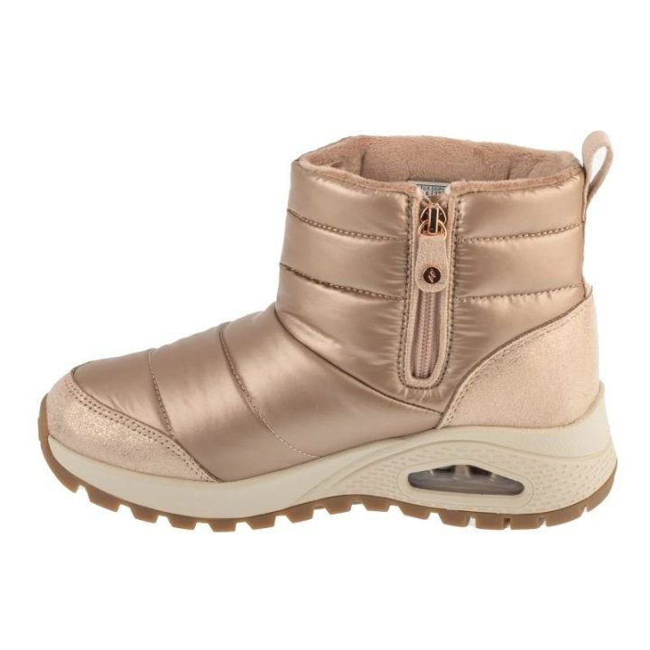 Moteriški žieminiai batai Skechers Uno Rugged - Puffer, aukso