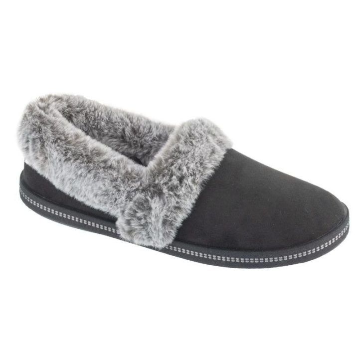Moteriškos šlepetės Skechers Cozy Campfire-Team Toasty, juodos