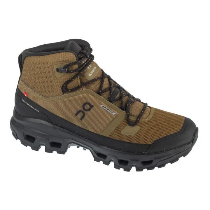 Vyriški neperšlampami žygio batai On Cloudrock Mid Waterproof