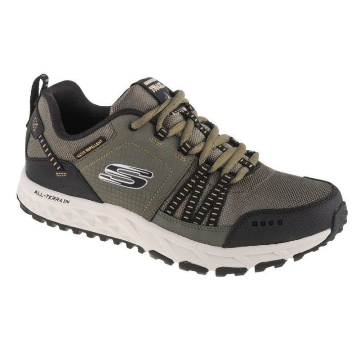 Vyriški vandeniui atsparūs sportbačiai Skechers Escape Plan, žali