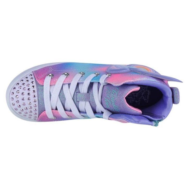 Vaikiški sportbačiai Skechers Twi-Lites 2.0, violetiniai