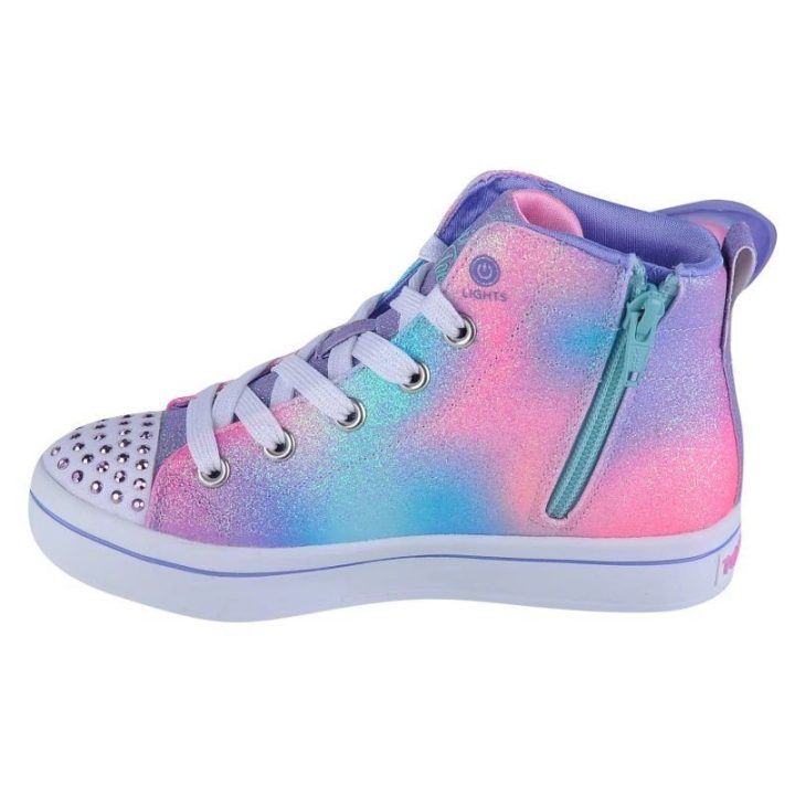 Vaikiški sportbačiai Skechers Twi-Lites 2.0, violetiniai