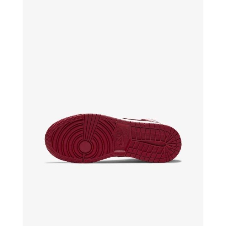 Vaikiški sportbačiai Air Jordan 1 Mid, juodi, raudoni ir balti