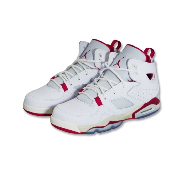 Vaikiški sportbačiai Air Jordan FLTCLB '91, balti ir raudoni