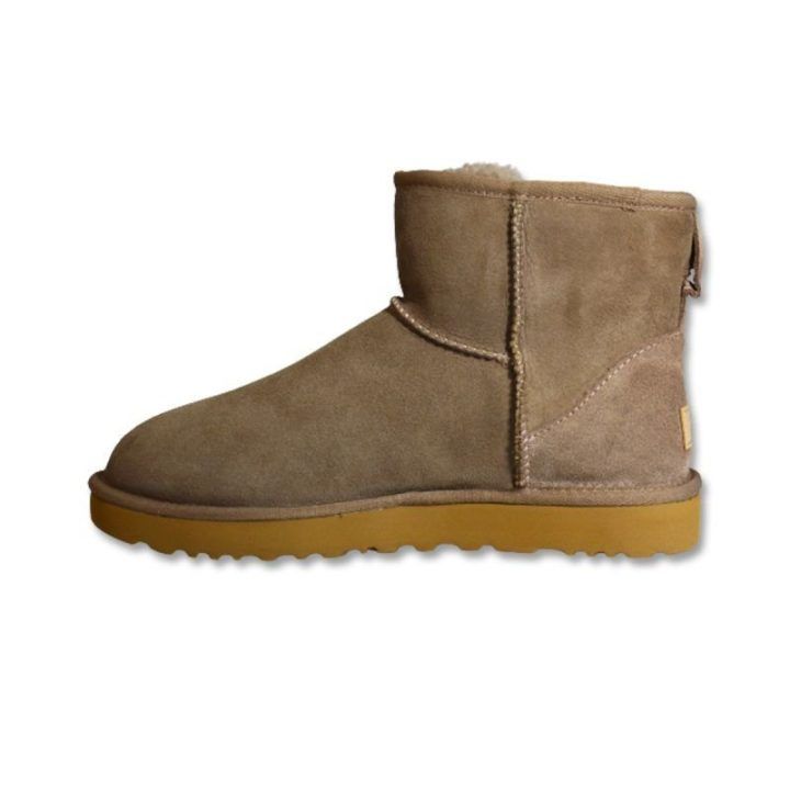 Moteriški zomšiniai sniego batai UGG Classic Ultra Mini II, pilki