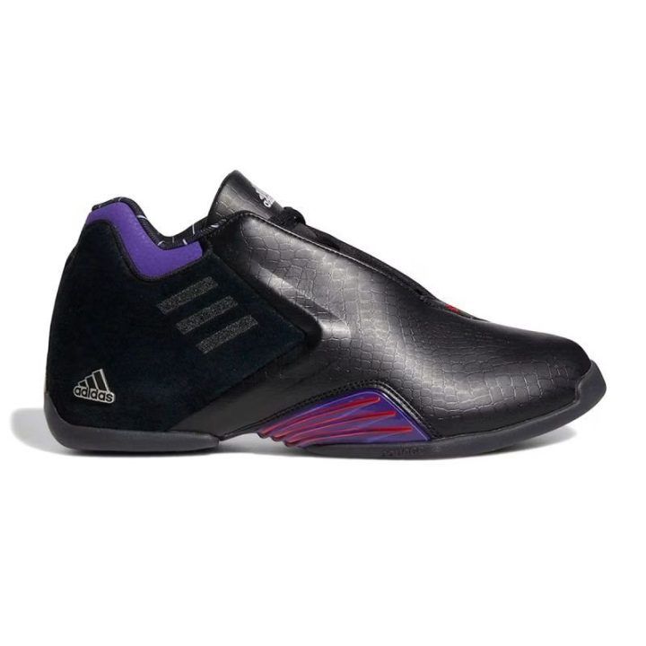 Vyriški krepšinio bateliai adidas T-MAC 3, juodi ir violetiniai