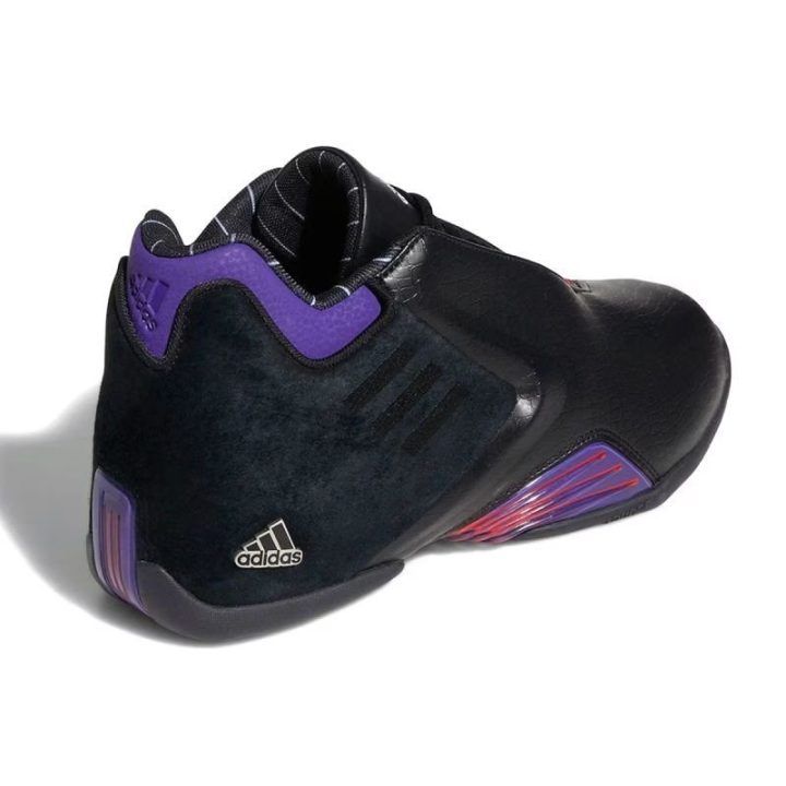 Vyriški krepšinio bateliai adidas T-MAC 3, juodi ir violetiniai