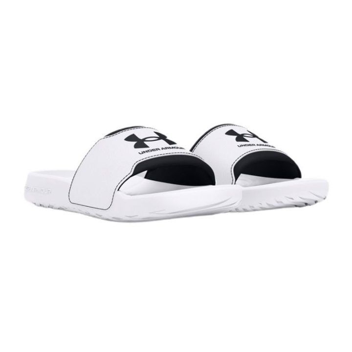 Vyriškos šlepetės baseinui Under Armour Ignite Select, baltos