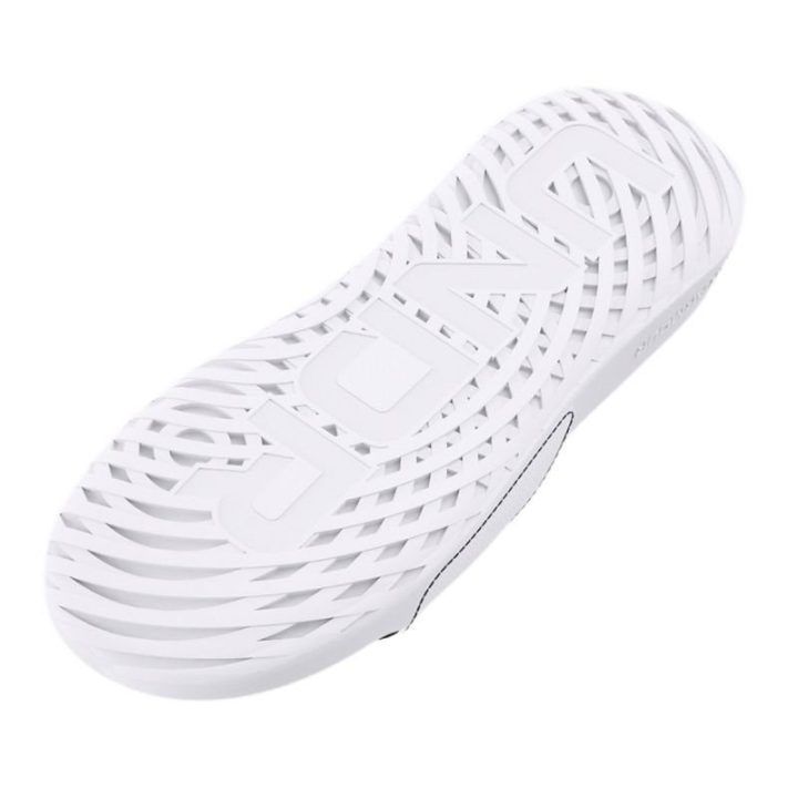 Vyriškos šlepetės baseinui Under Armour Ignite Select, baltos