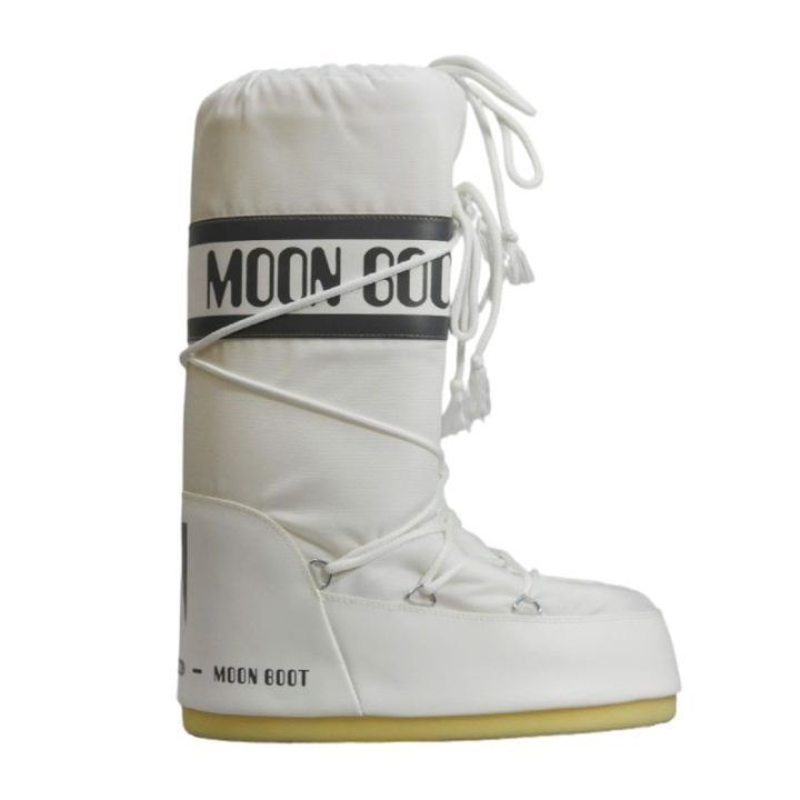 Moteriški sniego batai Moon Boot MB Icon Nylon, balti
