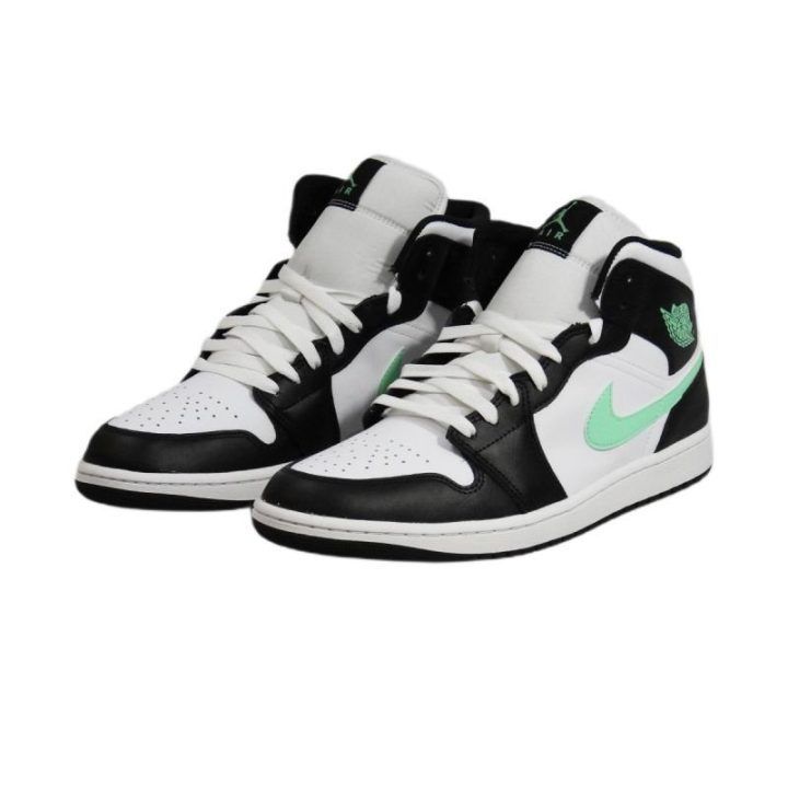 Vyriški sportbačiai aukštu auliuku Air Jordan 1 Mid, balti