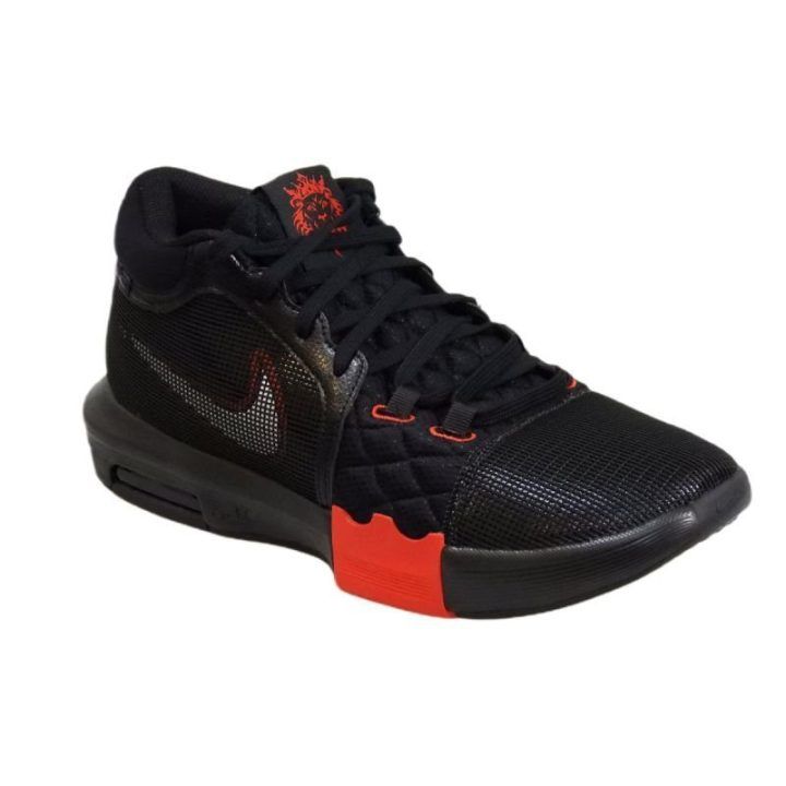 Vyriški krepšinio bateliai Nike LeBron Witness 8, juodi ir raudoni