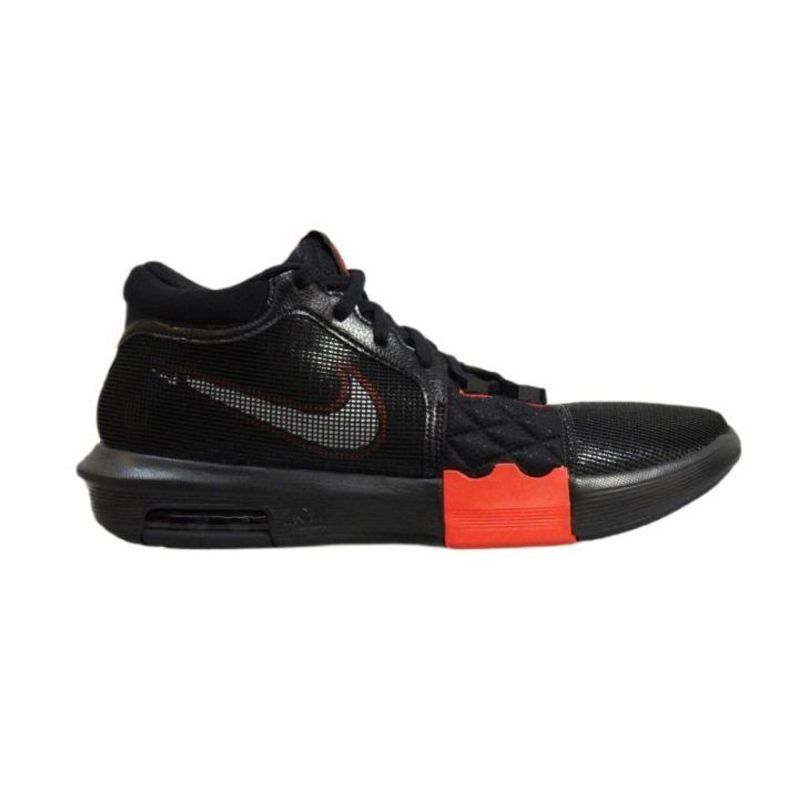 Vyriški krepšinio bateliai Nike LeBron Witness 8, juodi ir raudoni