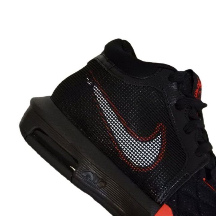 Vyriški krepšinio bateliai Nike LeBron Witness 8, juodi ir raudoni