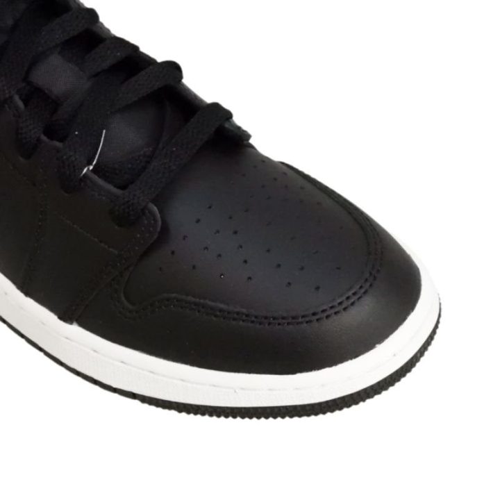 Vaikiški krepšinio sportbačiai Air Jordan 1 Mid, juodi ir aukso