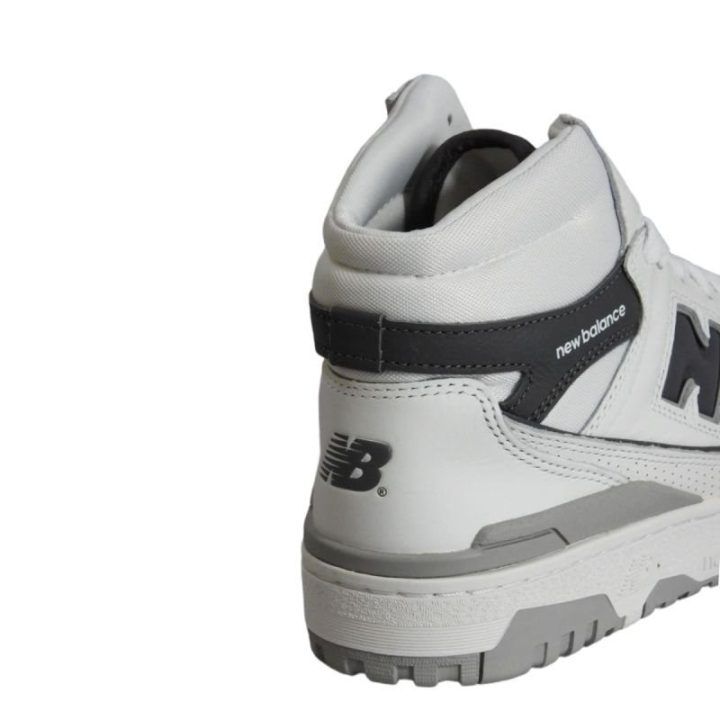 Uniseks sportbačiai aukštu auliuku New Balance, balti, smėlio, pilki