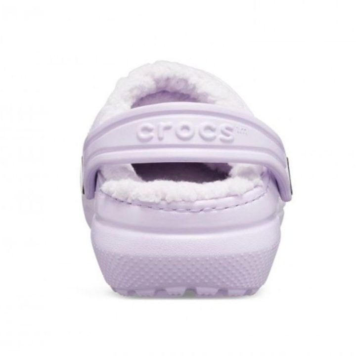 Moteriškos pašiltintos klumpės Crocs Classic Lined, violetinės