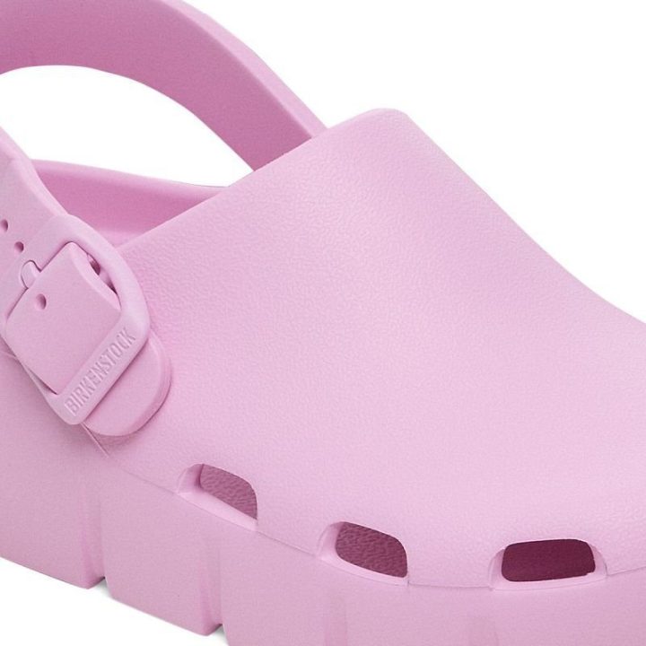 Vaikiškos klumpės Birkenstock Birki-Flow, rožinės