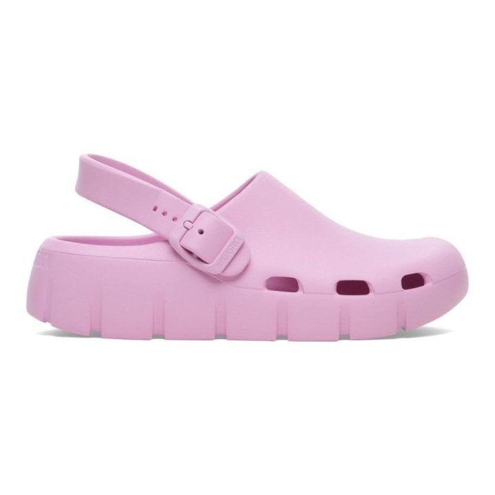 Vaikiškos klumpės Birkenstock Birki-Flow, rožinės
