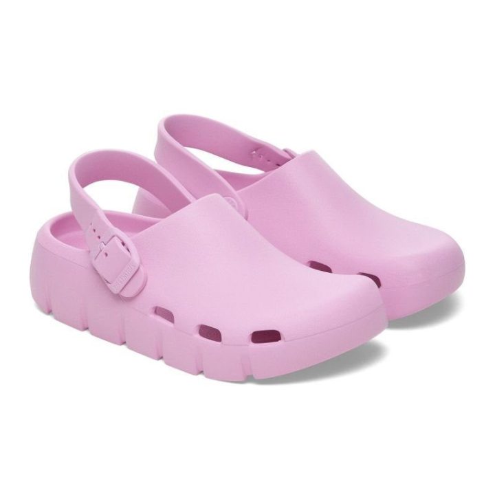 Vaikiškos klumpės Birkenstock Birki-Flow, rožinės