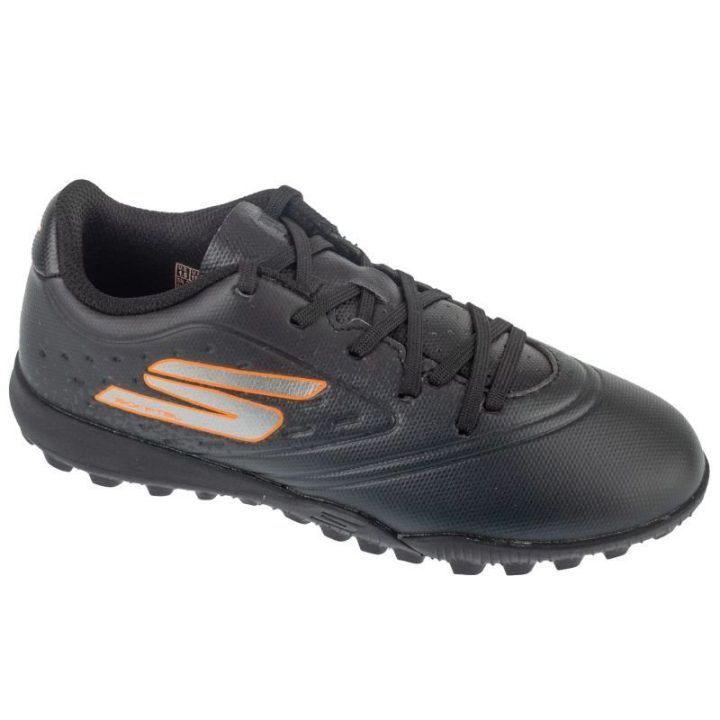 Vaikiški futbolo bateliai dirbtinei dangai Skechers Razor 1.5, juodi