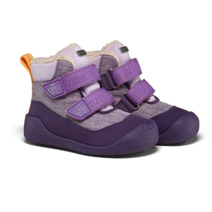 Vaikiški žieminiai batai barefoot tipo Affenzahn Snuggy Butterfly
