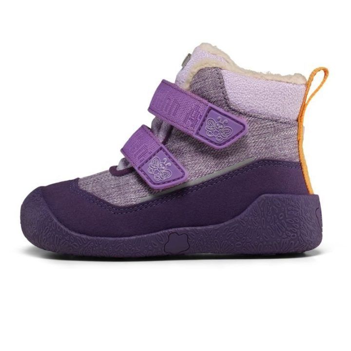 Vaikiški žieminiai batai barefoot tipo Affenzahn Snuggy Butterfly