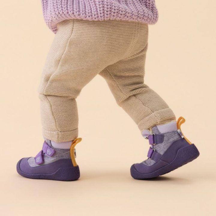 Vaikiški žieminiai batai barefoot tipo Affenzahn Snuggy Butterfly