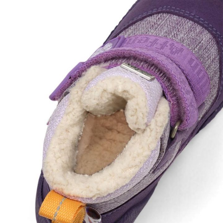 Vaikiški žieminiai batai barefoot tipo Affenzahn Snuggy Butterfly
