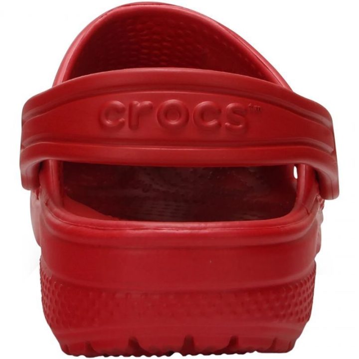 Vaikiškos klumpės su pasukamu dirželiu Crocs Classic, raudonos