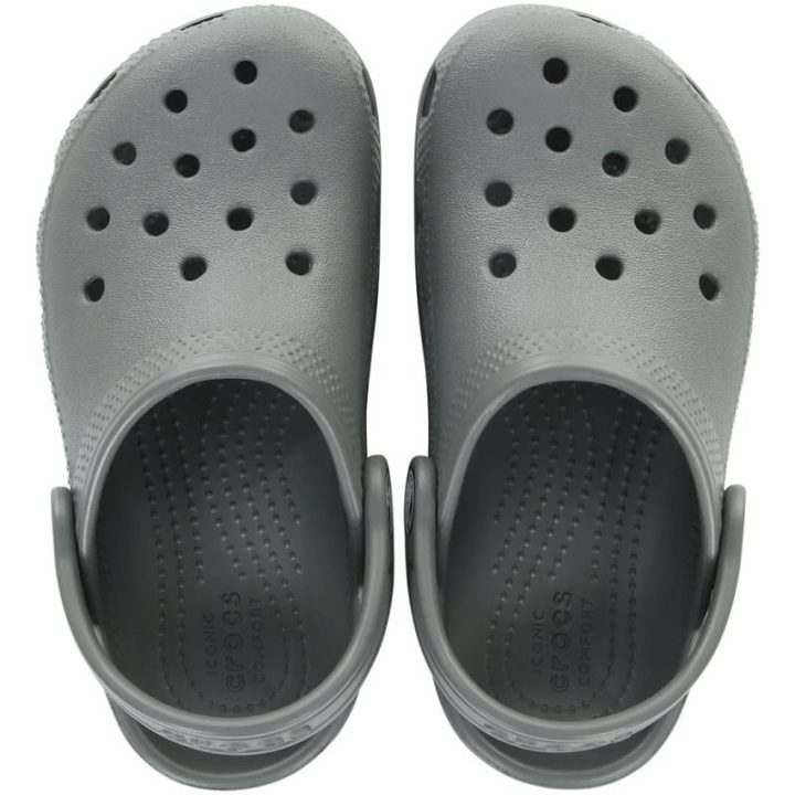 Vaikiškos klumpės su pasukamu dirželiu Crocs Classic, raudonos