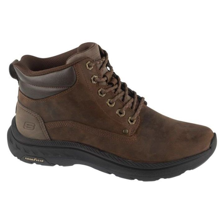 Įspiriami sportbačiai Skechers Slip-ins Pollard - Waylon, rudi