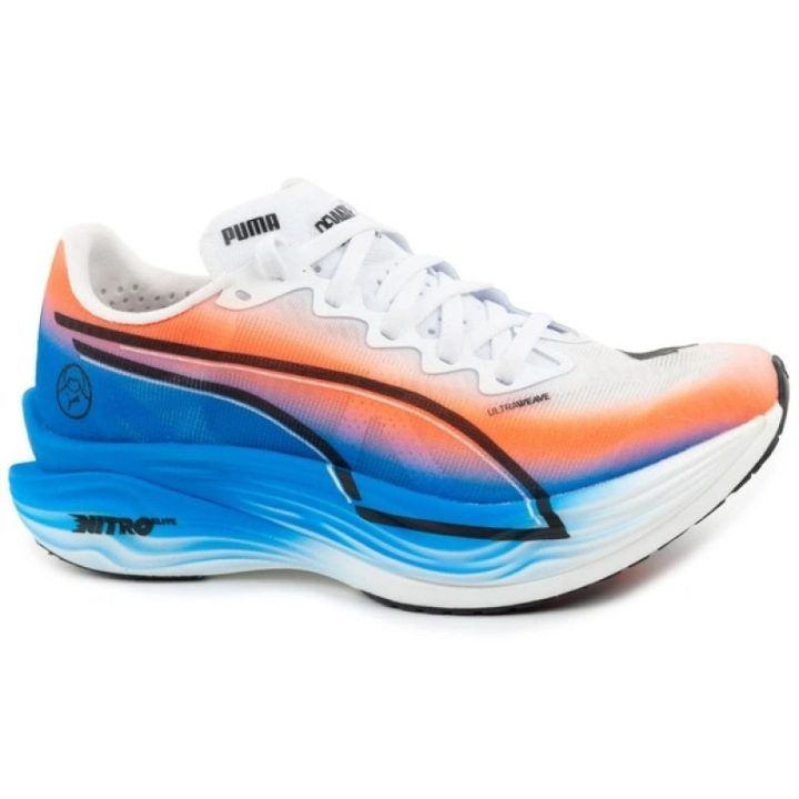 Moteriški bėgimo bateliai Puma Deviate Nitro Elite 3, trispalviai