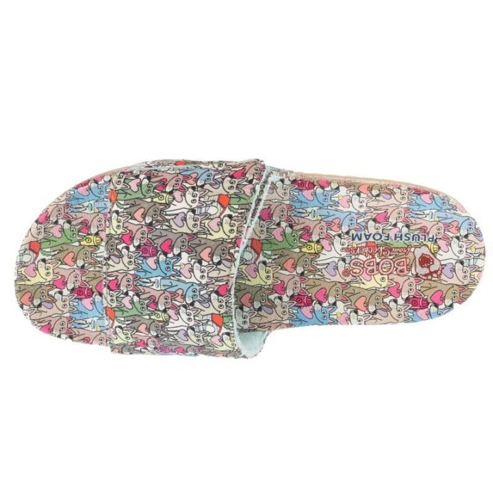 Moteriškos šlepetės Skechers Pop Ups 2 - Spring Crush, įvairiaspalvės