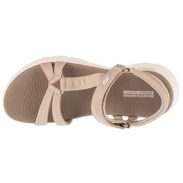 Moteriškos basutės Skechers Go Walk Flex Sandal Sublime, pilkos