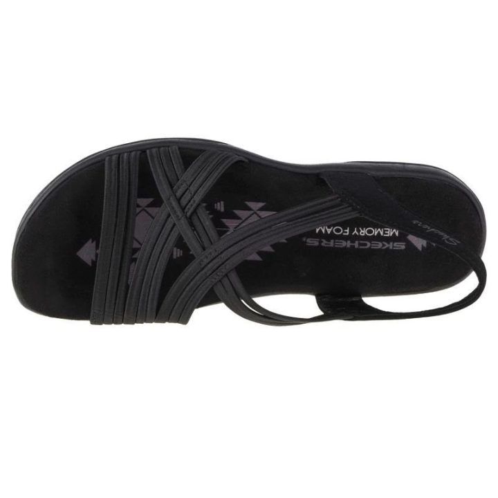 Moteriškos basutės Skechers Reggae Slim Simply Stretch, juodos