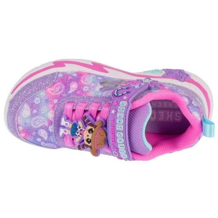 Vaikiški sportbačiai Skechers Snuggle Sneaks Skech Squad, rožiniai