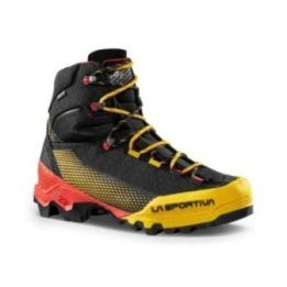 Vyriški žygio batai La Sportiva Aequilibrium ST GTX, juodi ir geltoni