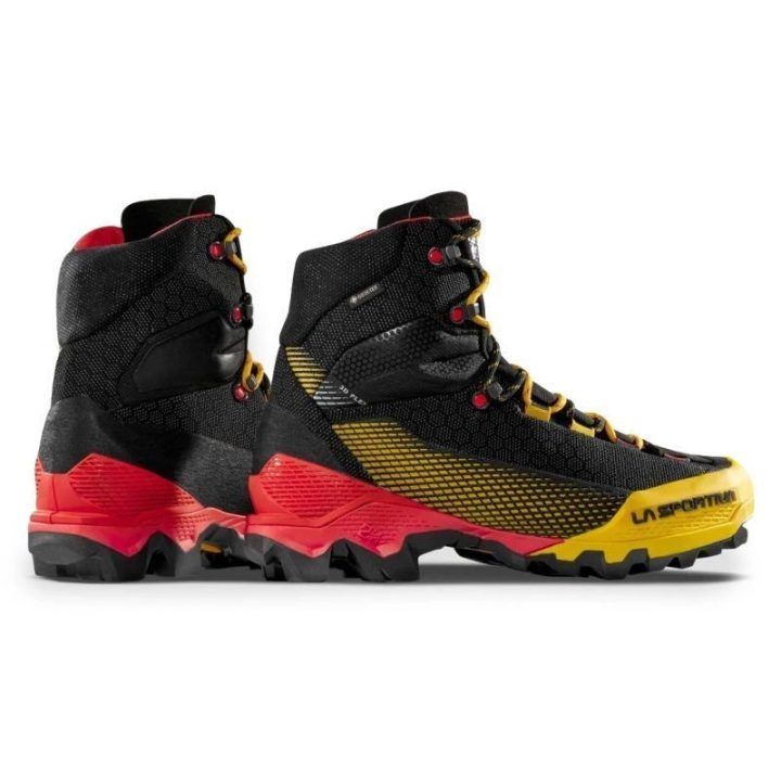 Vyriški žygio batai La Sportiva Aequilibrium ST GTX, juodi ir geltoni